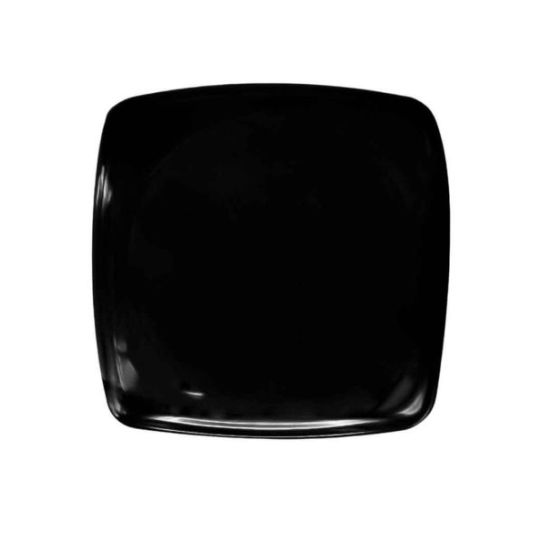 PLATO NEGRO EXTRA 24PCS/CJA PORCELANA