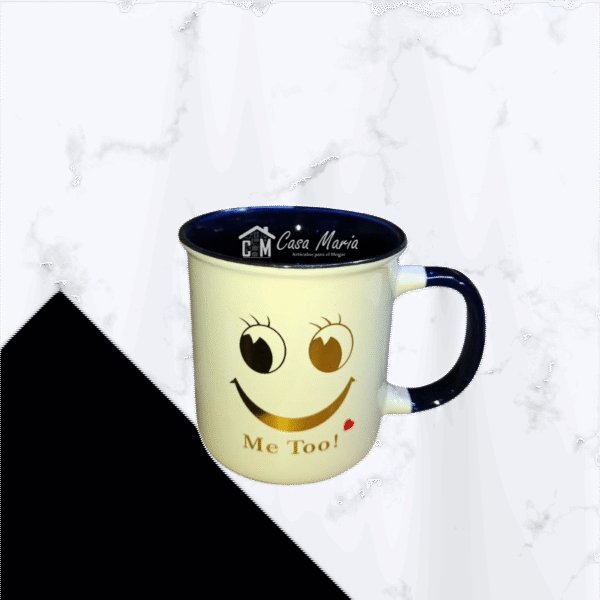 TAZA CON CARITA MANGO COLOR 48U/B