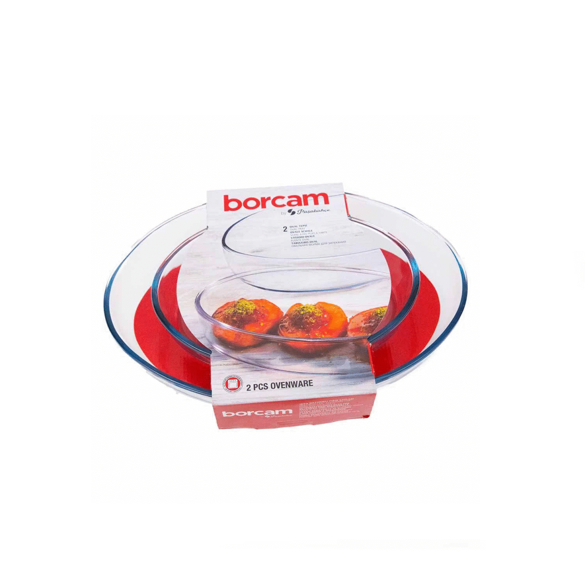 PYREX BORCAM 2PZA OVALADO - Imagen 1