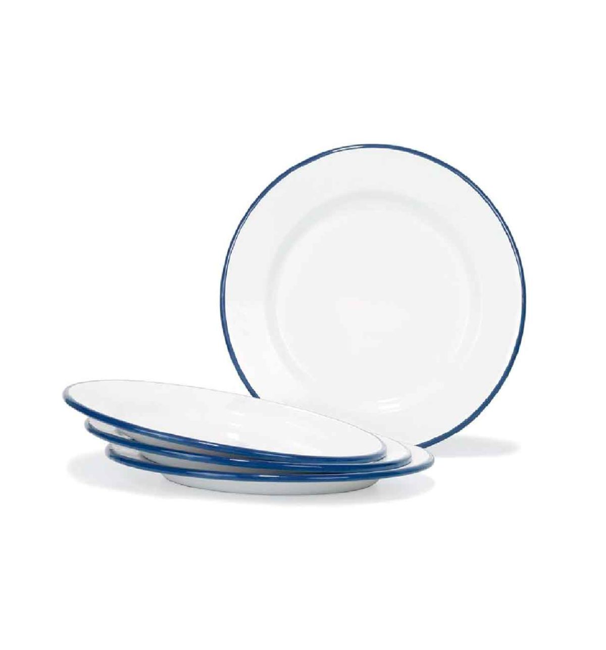 PLATO PLANO ACHINADO BLANCO ENTERO 12DOZ/B ENLOZADO - Imagen 2