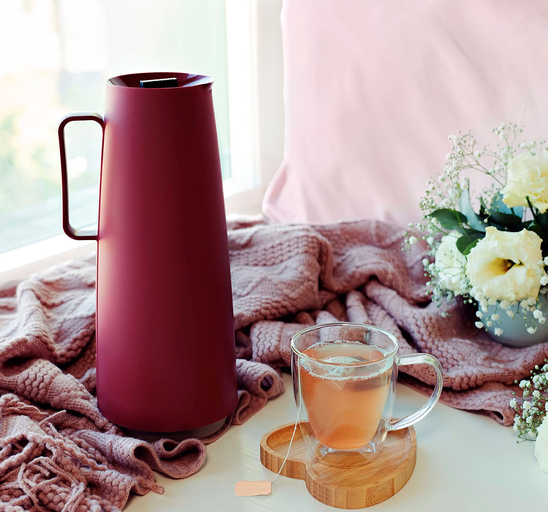 61636-106 JARRA TERMICA 1L ROJA EXATA - Imagen 1