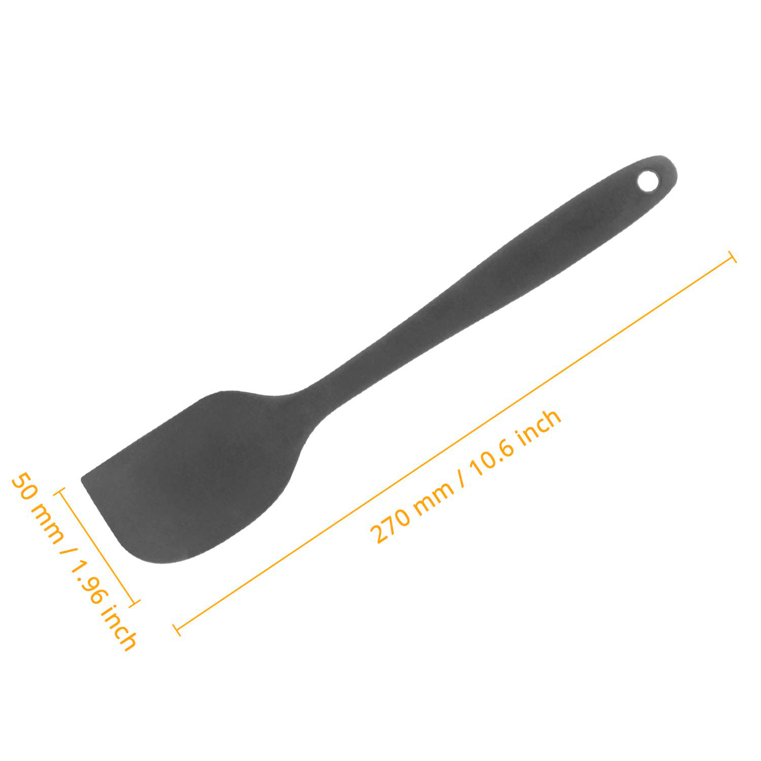 PALETA-REPOS-2 Espatula y micerable para torta de silicona gruesa larga - Imagen 1
