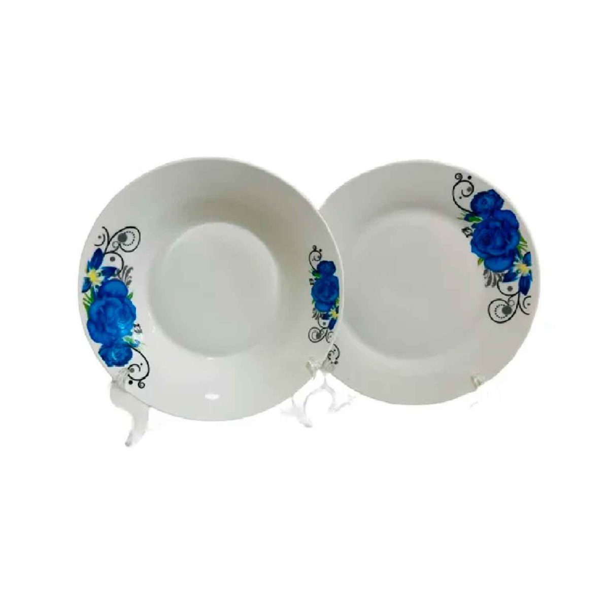 PLATO PLANO 9" KALPANA PORCELANA - Imagen 4