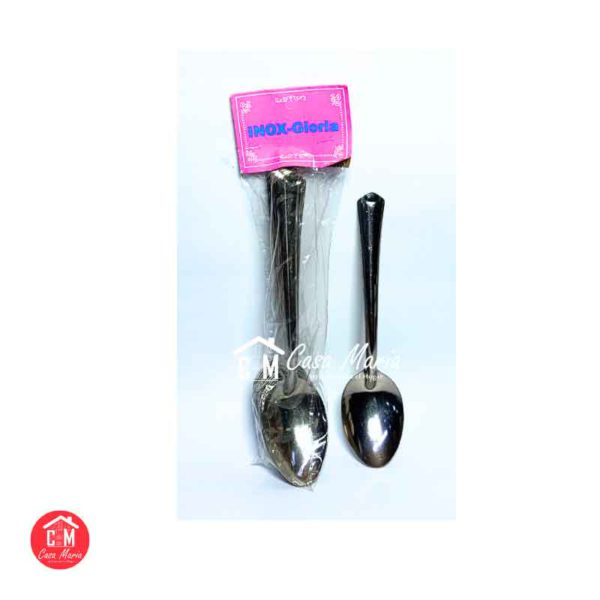CUCHARA ABANICO INOX GLORIA