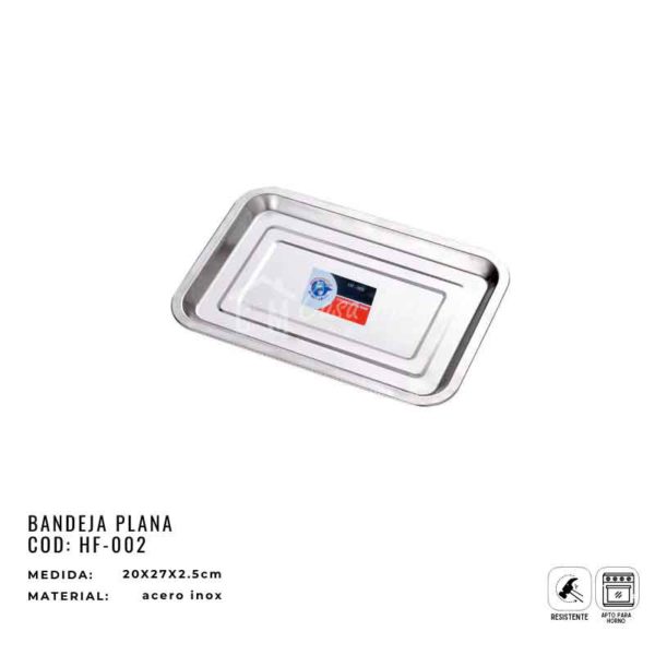 BANDEJA RECTANGULAR HONDA #00 27X20X4.8 IRACUAS