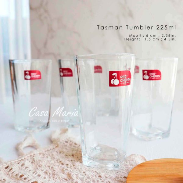 VASO JUGO TASMAN 225ML 72U/b RED CHERRY