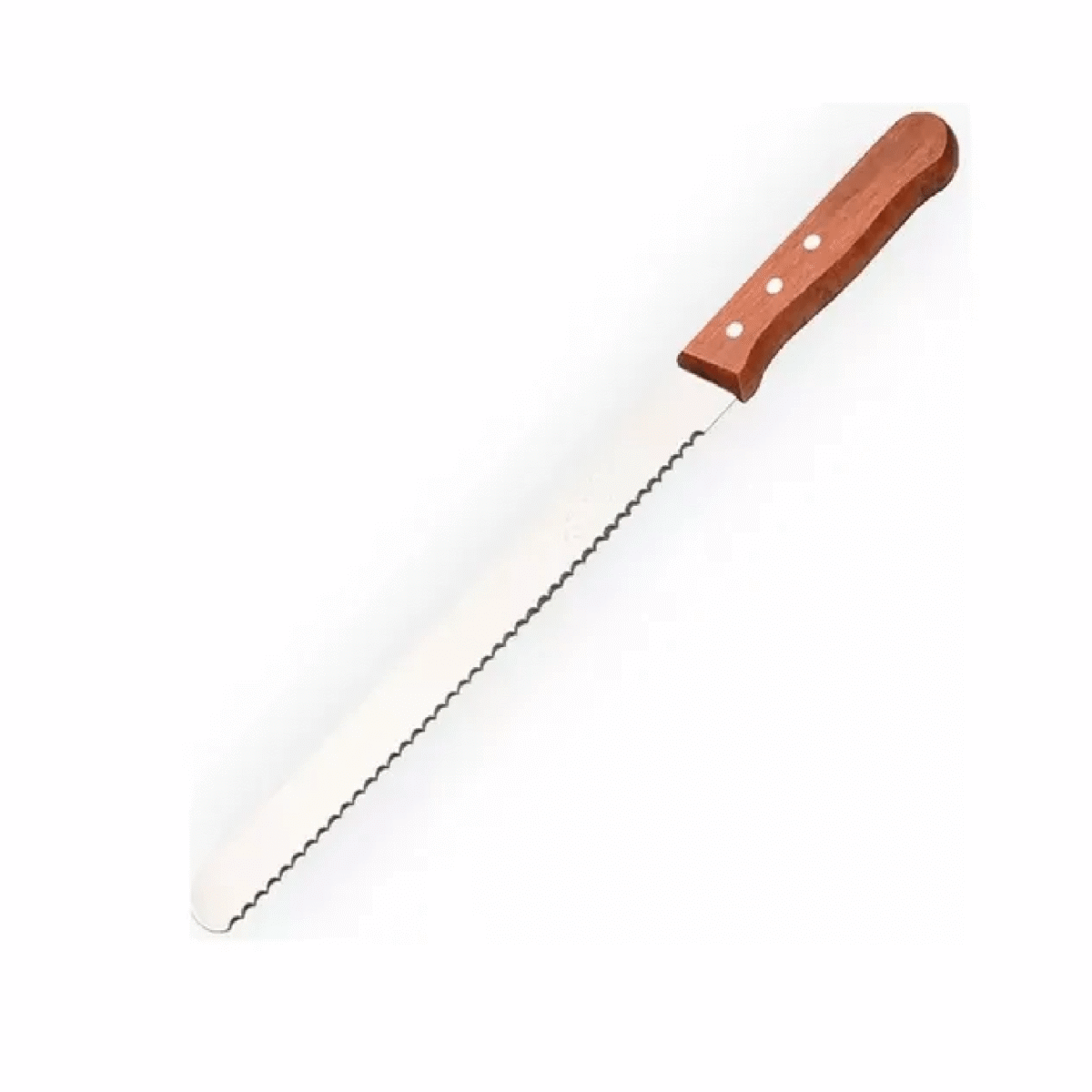 CUCHILLO LARGO MANGO MADERA 35CM - Imagen 1