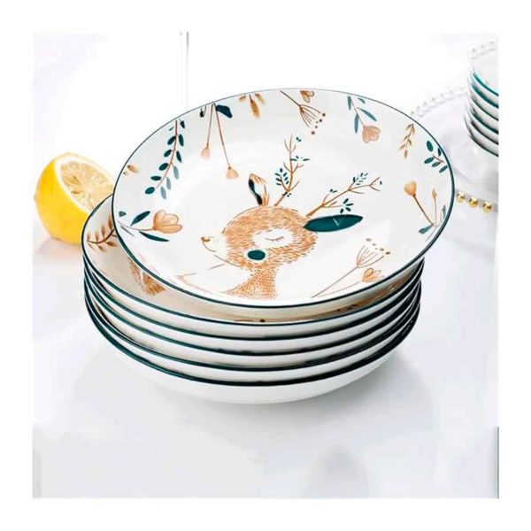 PLATO #6,25" PLANO NAVIDAD TIPO BLANC 200U/B