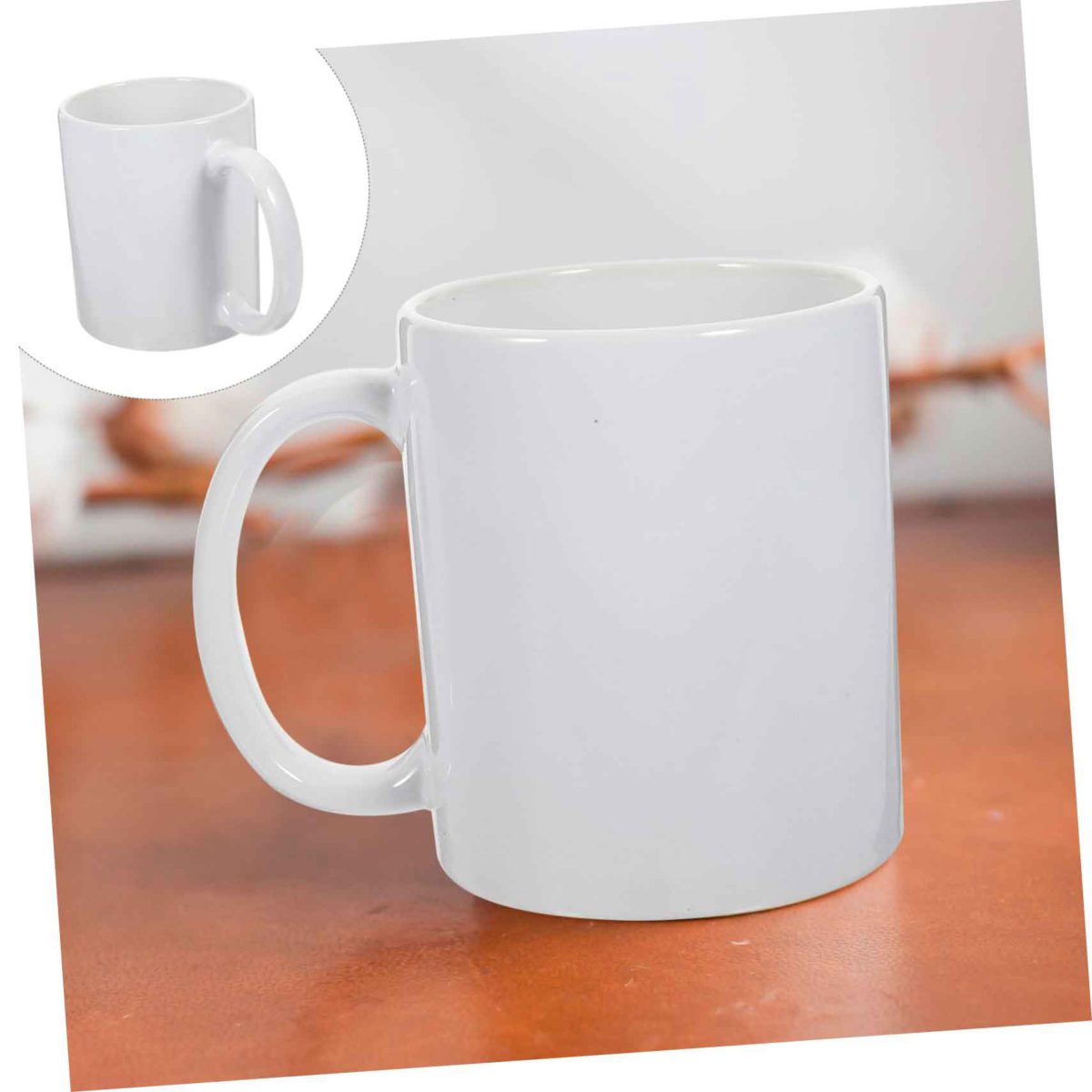 TAZA BLANCA RECTA PORCELANA 48U/B - Imagen 1