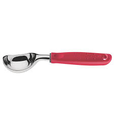 CUCHARA DE HELADO UTILITA ROJO