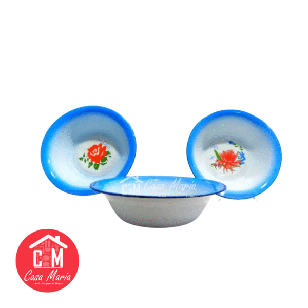 PLATO HONDO 20CM ENLOZADO